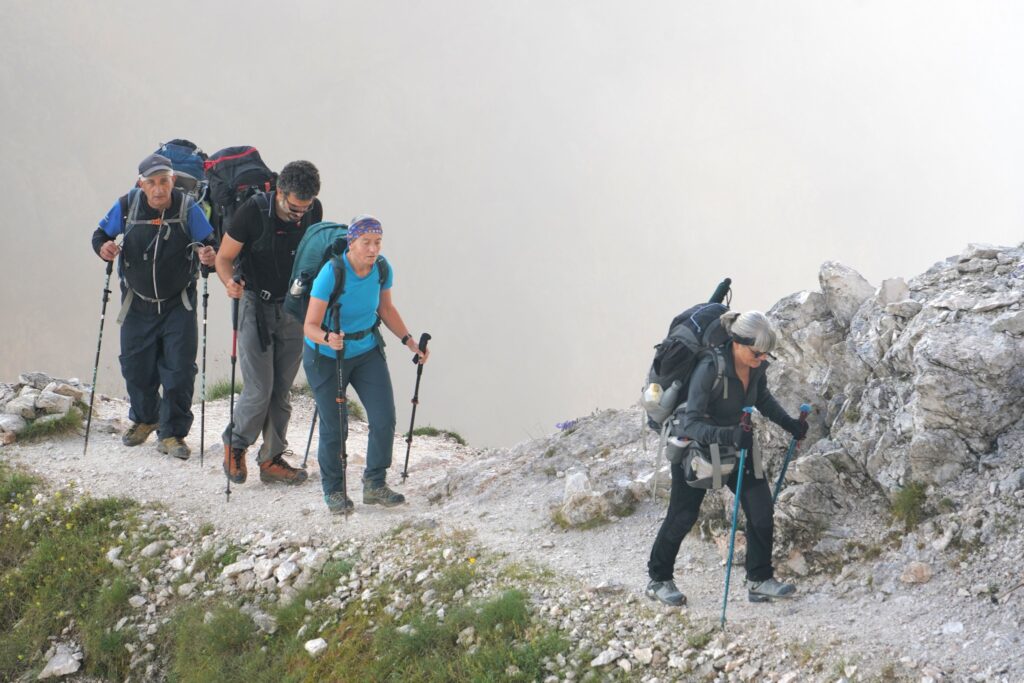 Ultimi passi prima della forcella