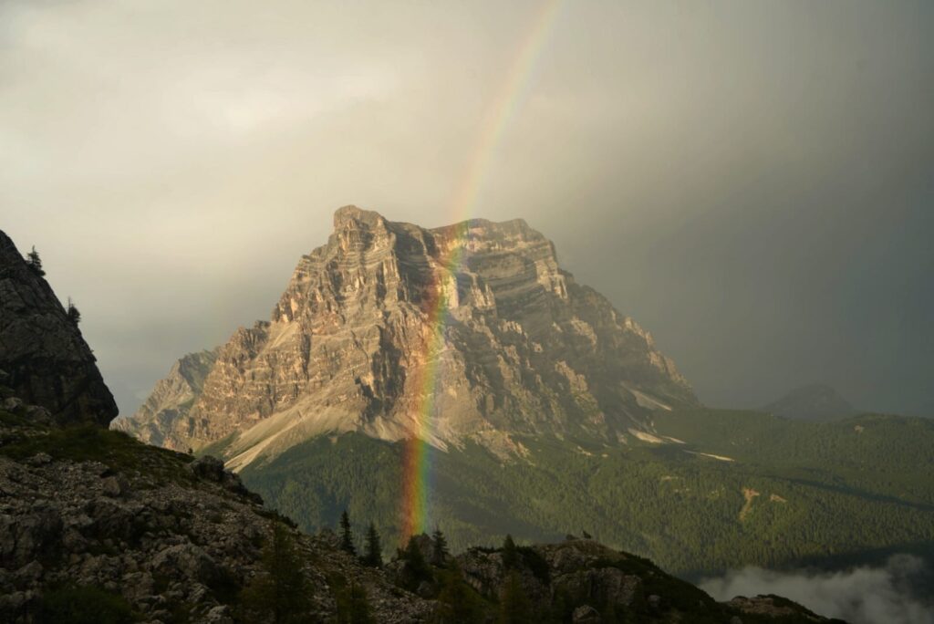 Arcobaleno sul Pelmo